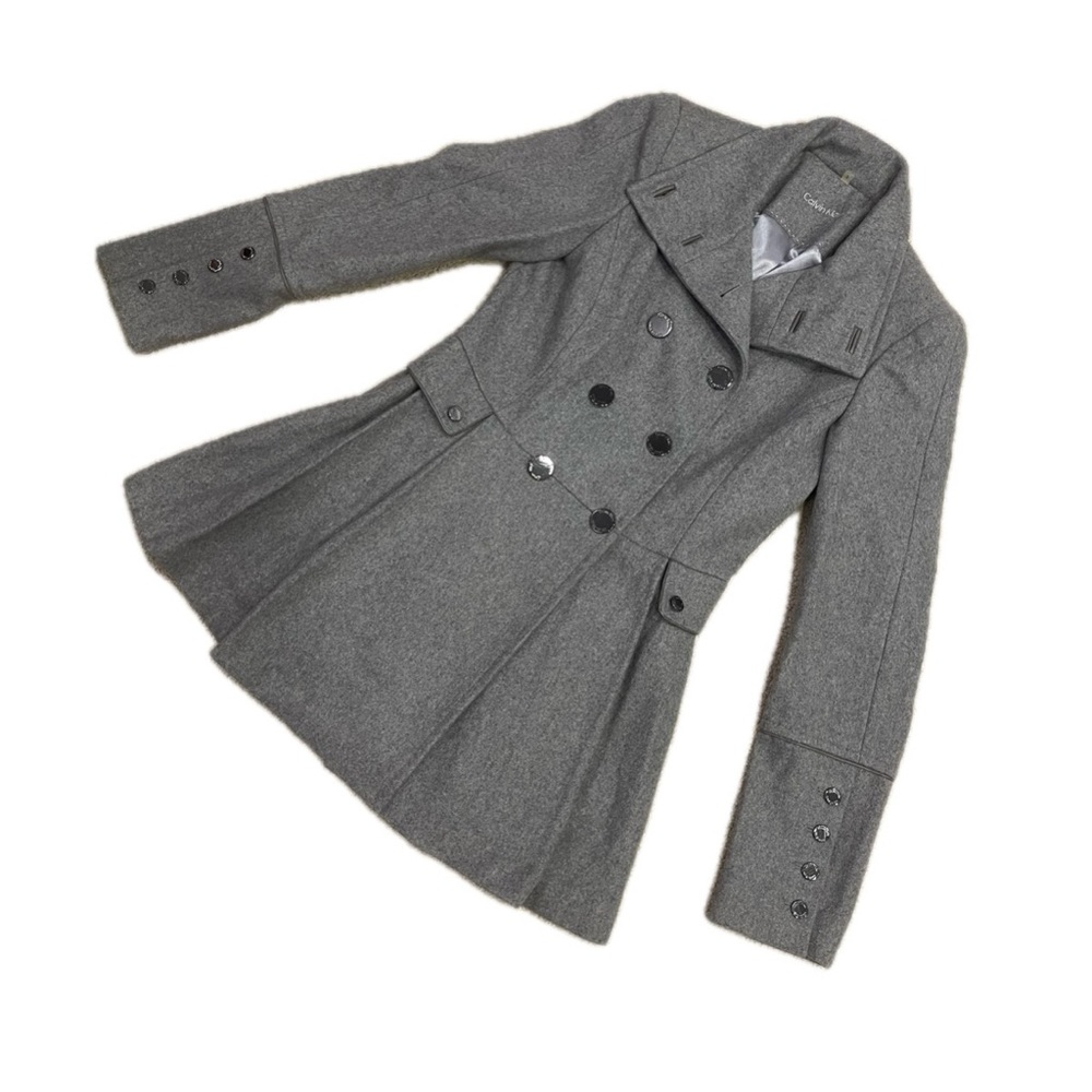 Calvin Klein wool blend coat
